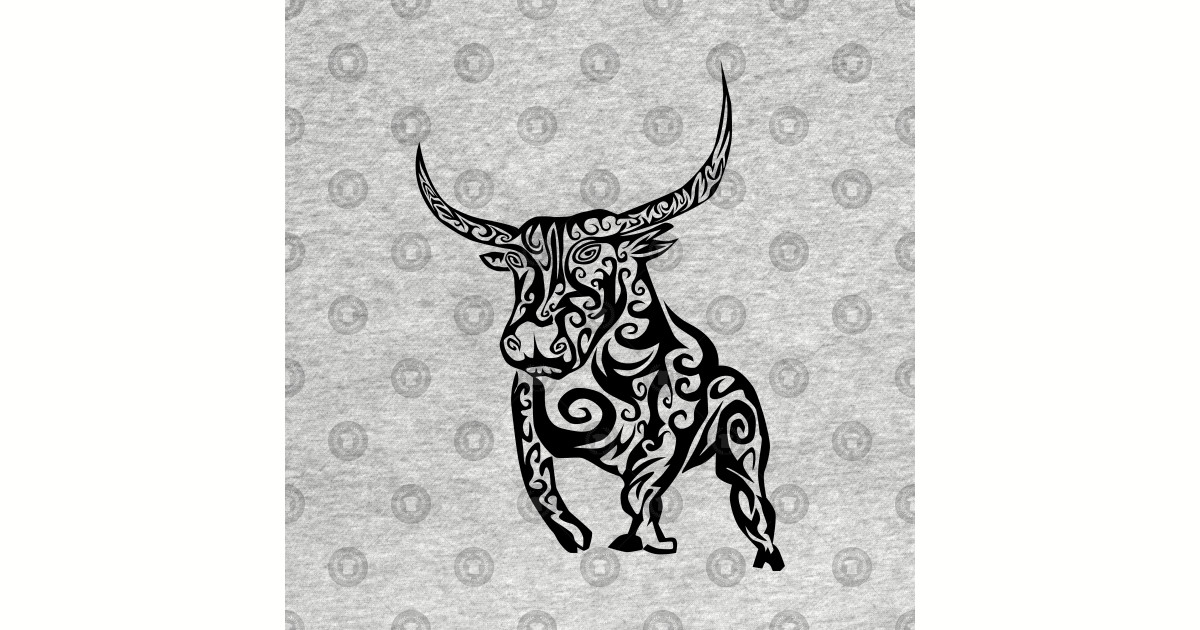 Tribal Bull Tattoo - Tribal - T-Shirt | TeePublic